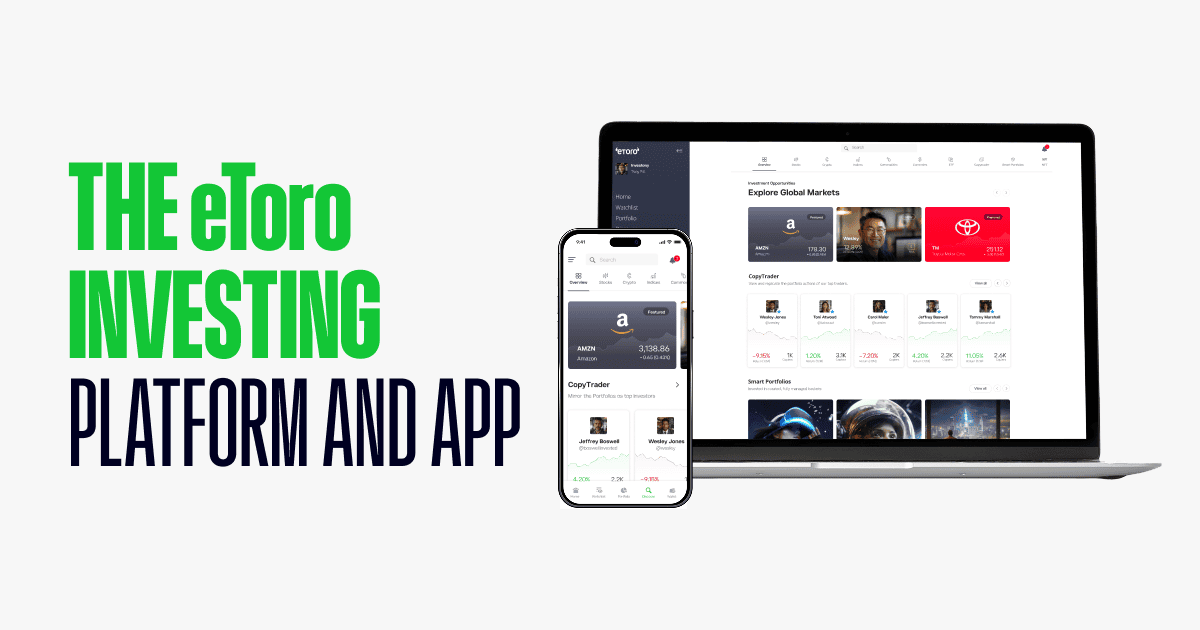 eToro trading platform and app