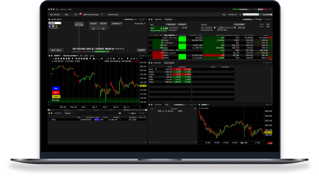 Interactive Brokers TWS platform