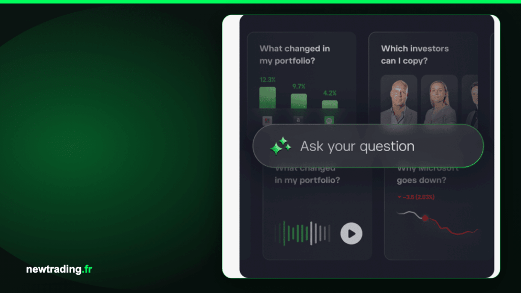 L'interface de l'agent IA Tori sur eToro